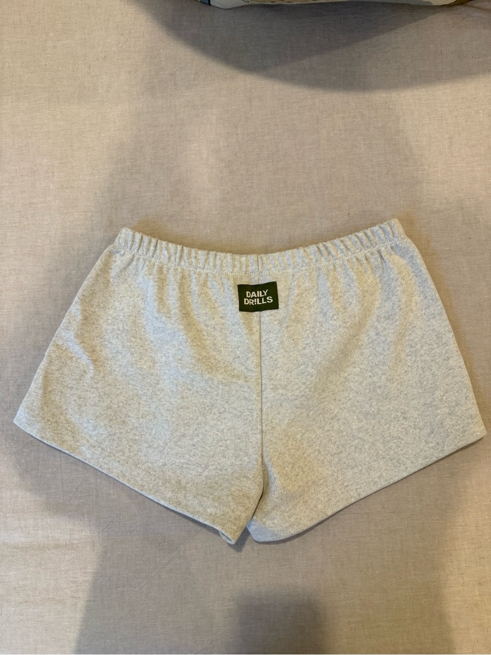 Daily Drills Women's Light Heather Gray Athletic Lounge Shorts
